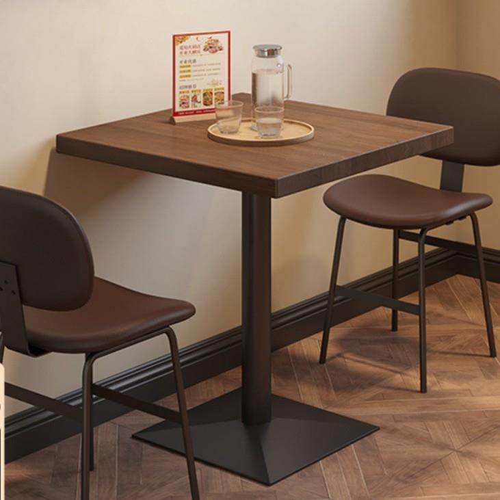 实木清吧餐桌椅组合餐饮汉堡甜品店正方形双人小四方单腿桌子1016,鲜花速递/花卉仿真/绿植园艺,割草机/草坪机,淘宝优惠券,粉丝福利购,淘宝优惠卷