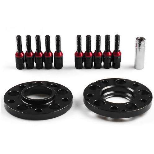 含税 适用宝马轮毂5x120 72.56mm 15mm/20mm 2只装配M12*1.5螺栓
