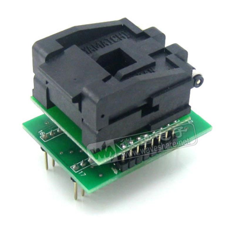 PLCC32转DIP32编程座IC测试座IC51-0324-453带板