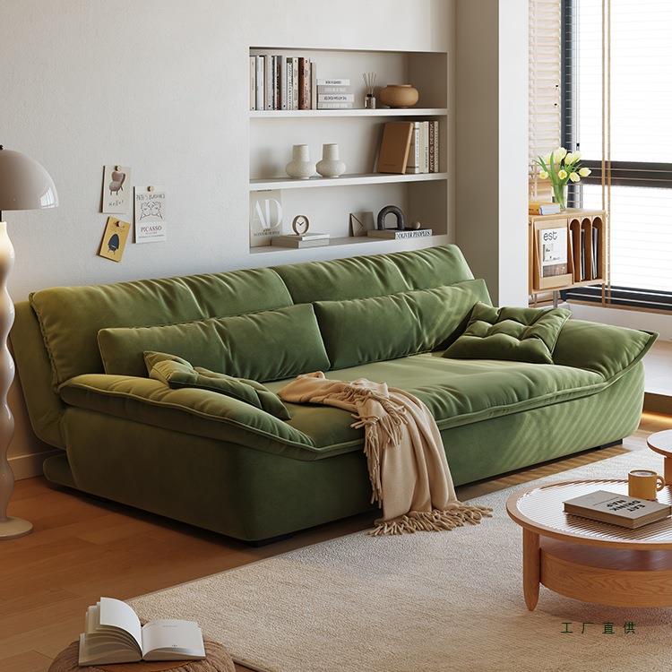 HE木屋沙发床折叠两用2025新款小户型客厅双人多功能帆船沙发一体