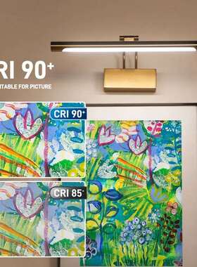 可充电LED壁灯40CM无线灯4400mAh图片灯带遥控室内壁灯