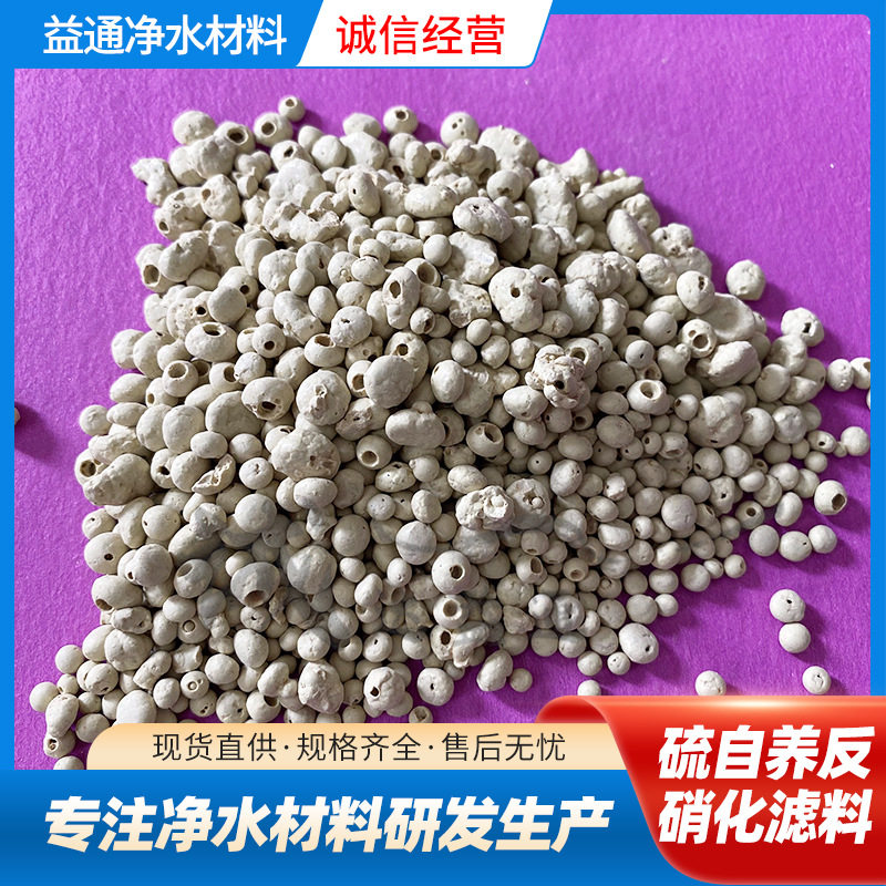 生物滤池硫自养反硝化填料 新型脱氮除磷滤料 无需投加有机碳源