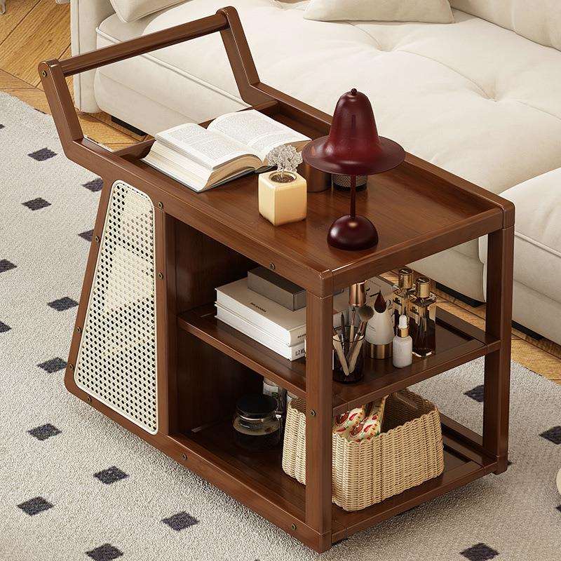 边几小推车小桌子家用边柜侧边沙发客厅床头移动茶台茶几巴士餐车