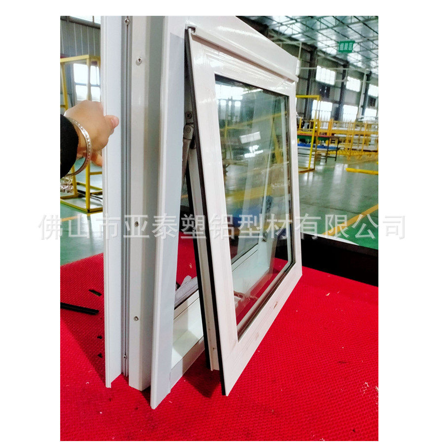 澳洲标准的铝合金门窗双层玻璃窗手摇窗澳洲上悬窗带可拆卸纱网