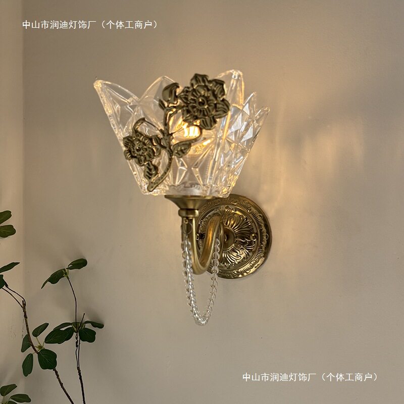 法式中古轻奢壁灯美式复古客厅床头过道走廊楼梯间氛围南洋灯