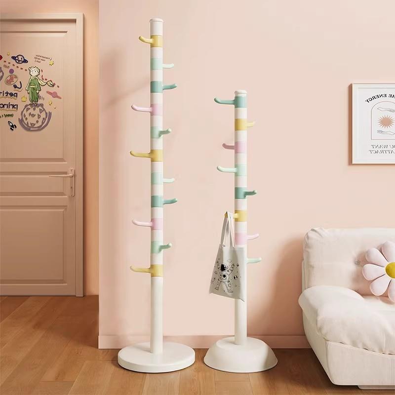收纳架落地客厅卧室衣帽架儿童女生卧室杆式挂衣架子小空间挂包架
