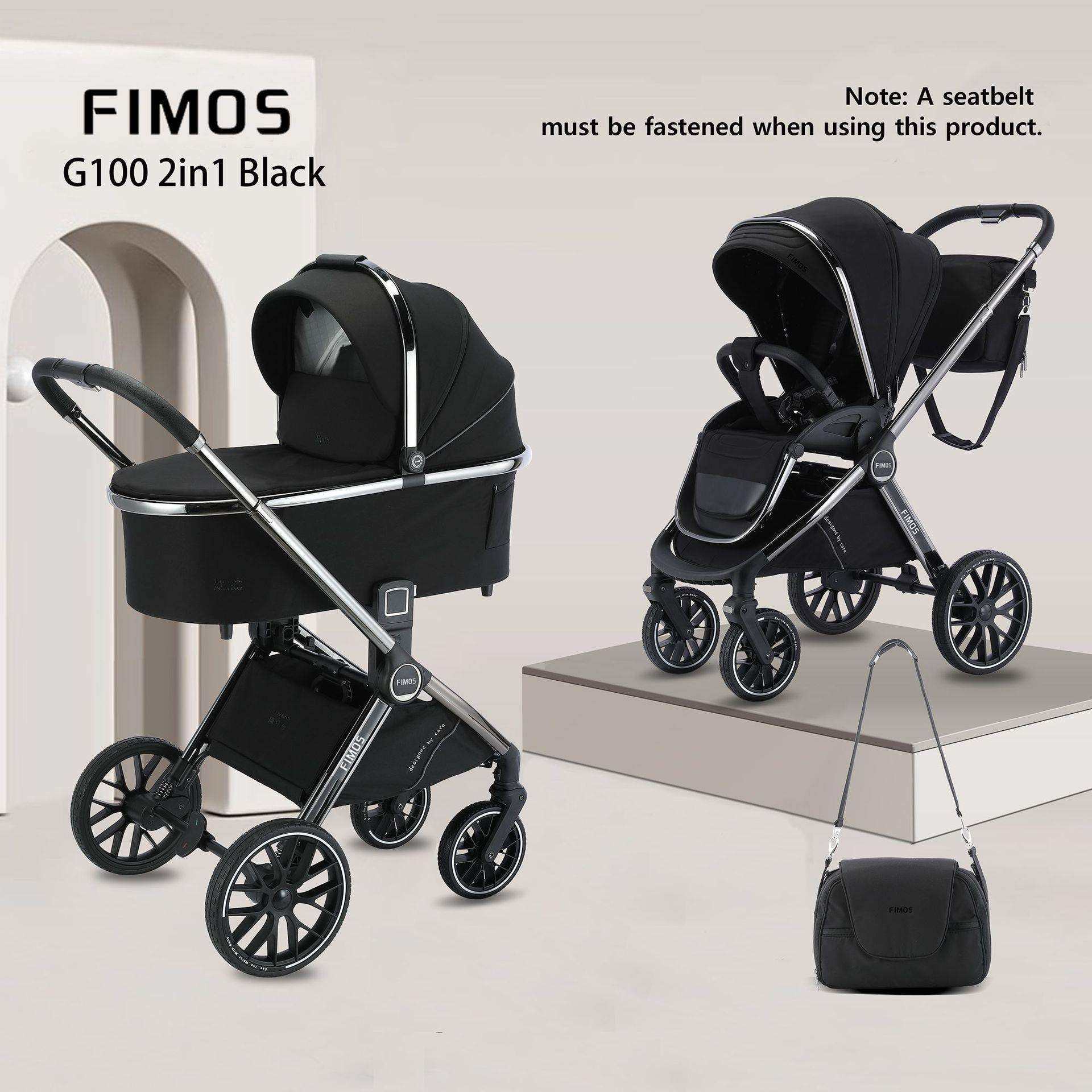 kidilo高景观婴儿手推车提篮睡篮双向折叠一踩双刹高景观婴儿车