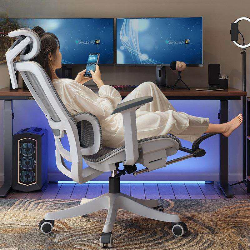 雷度人体工学护腰电脑椅家用舒适久坐电竞椅子男生可躺办公室座by