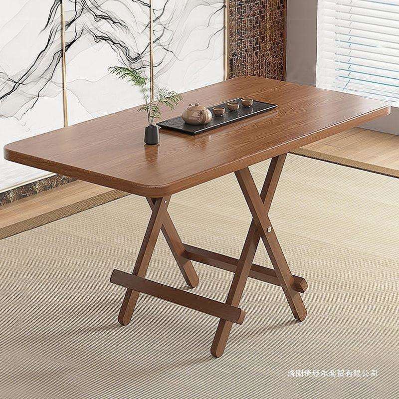 餐桌折叠式小户型简易出租屋吃饭方桌户外便携摆摊家用小桌子