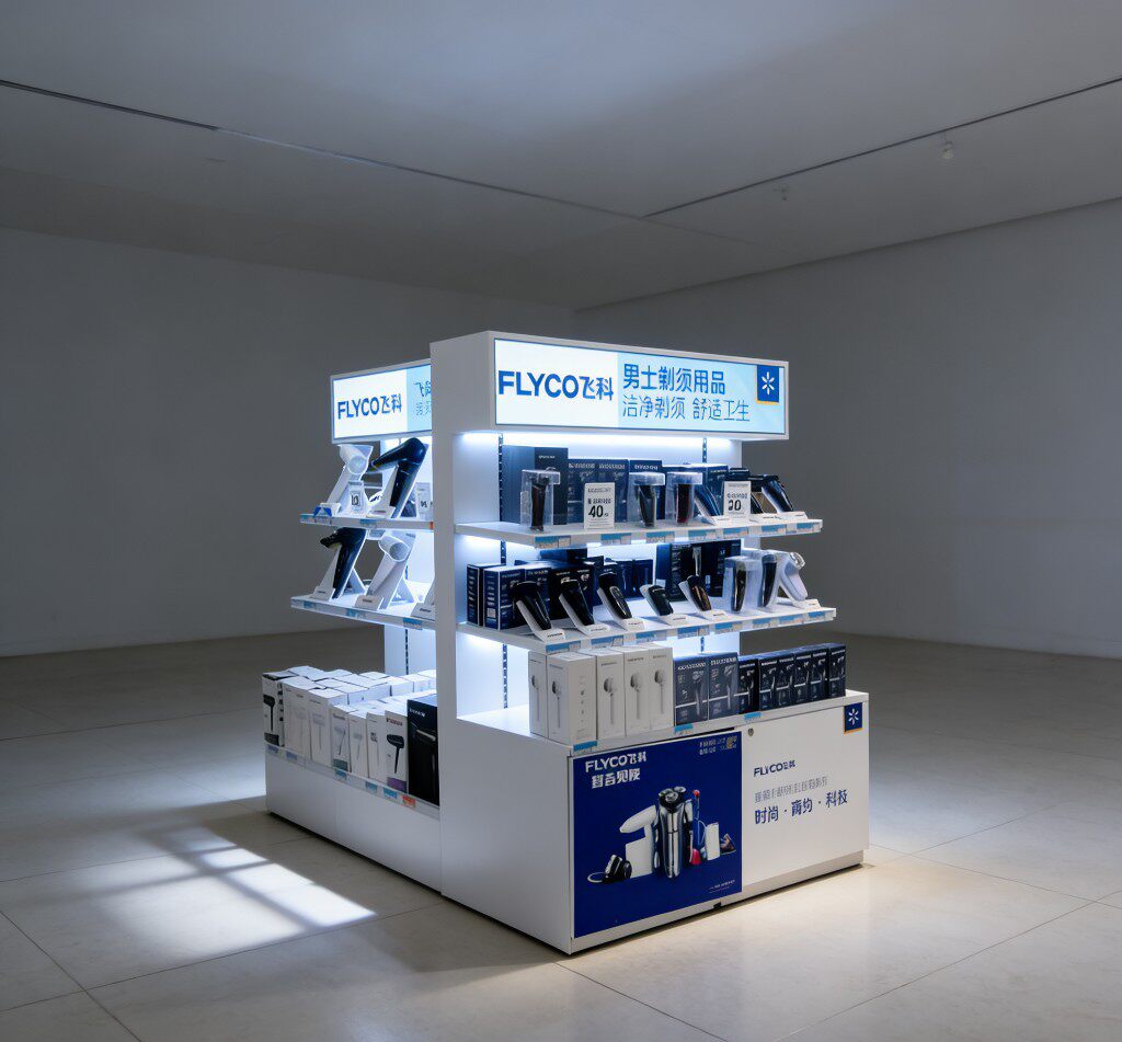 音响展柜家用电器展柜商超中岛货架小家电展示柜