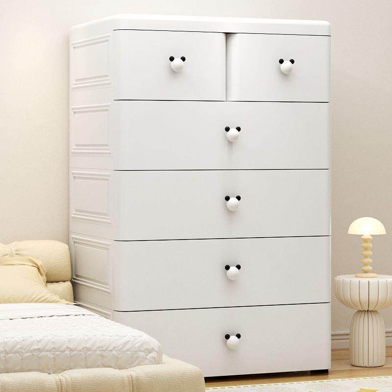 婴儿童衣柜抽屉式收纳柜多层客厅储物柜置物柜五斗箱家用宝宝衣柜