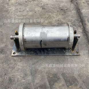 矿用铸钢地滚煤矿巷道钢丝绳用地滚高强度耐磨矿用托绳地滚