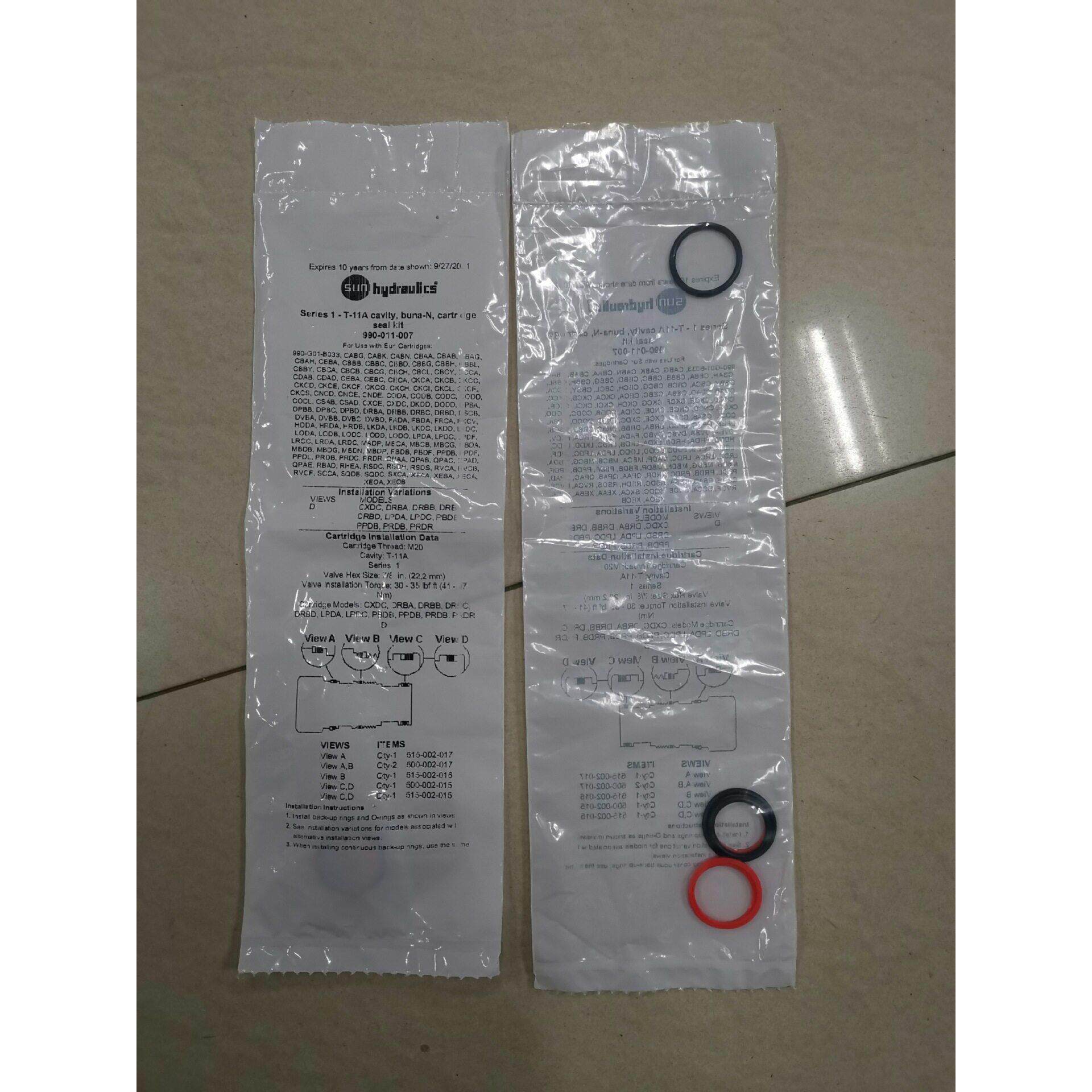 990-011-007   SUN插装阀密封其他液压元件