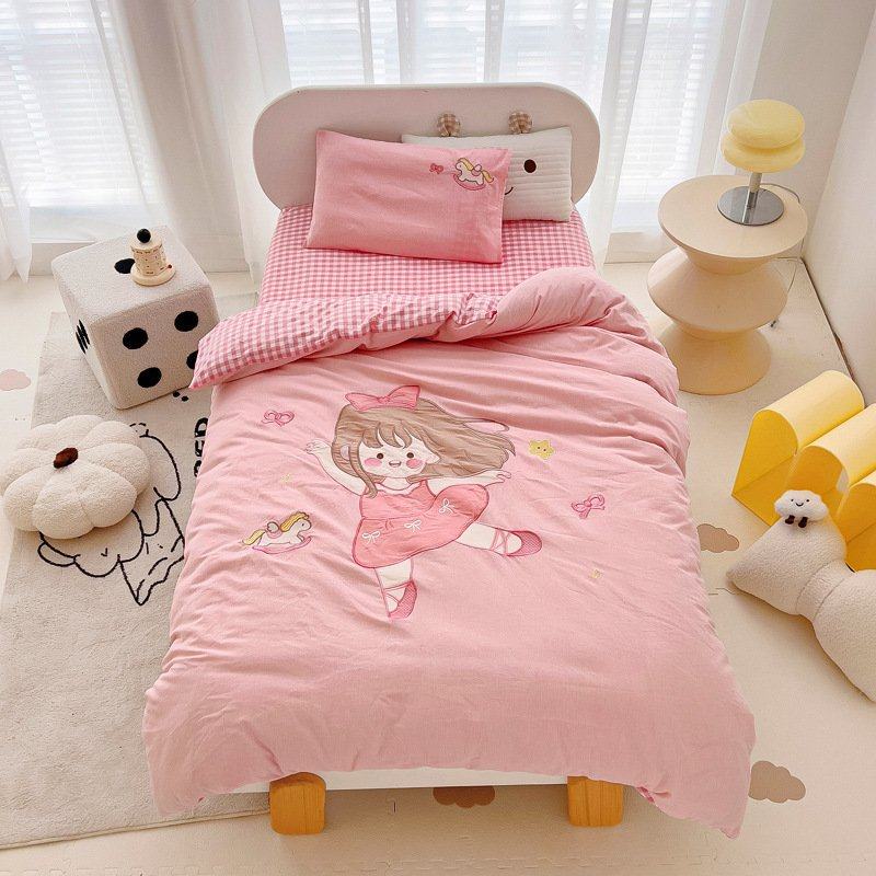 新款纯棉幼儿园被子三件套全棉被褥六件套宝宝午睡入园婴儿童床品,床上用品,学生床品套件,淘宝优惠券,粉丝福利购,淘宝优惠卷