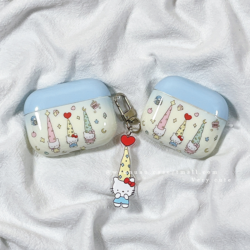 高帽HelloKitty适用苹果耳机套