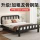 铁艺床现代简约1.8加固加厚铁床双人床出租房用1.5宿舍单人铁架床
