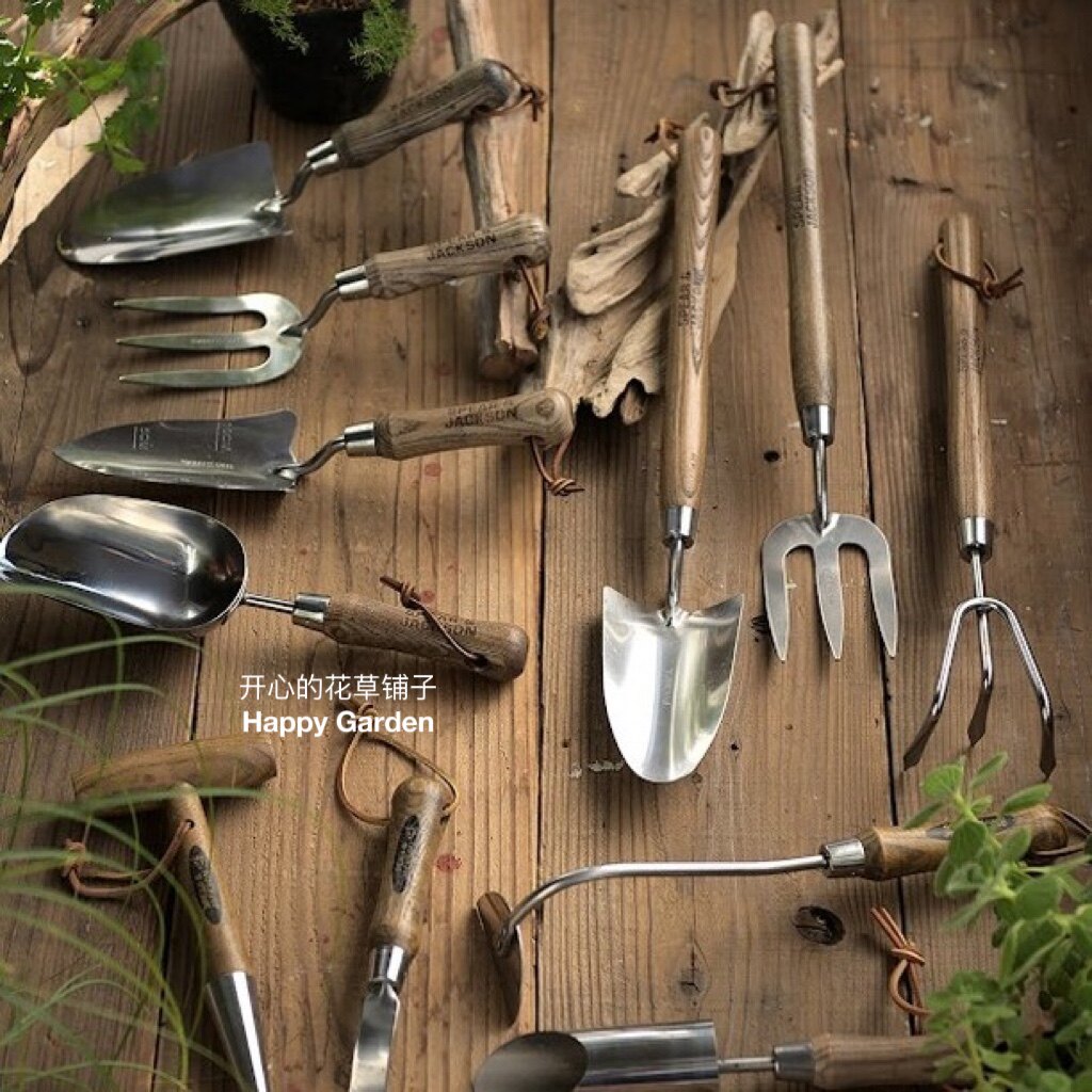 英伦风格进口不锈钢种花工具铲子铲土园艺三件套种花种菜换盆松土