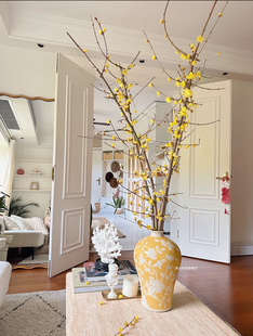 带花香 腊梅切枝 水养年宵花 冬有腊梅 寓意好 客厅书房房间