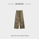 3.18慕秀Mushow「空缱绻」冰丝凉感工装 裤