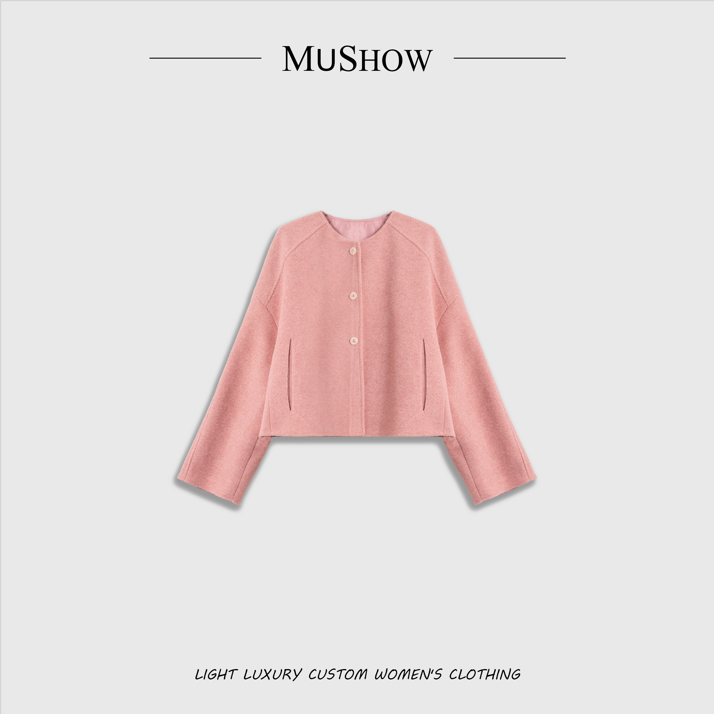 慕秀Mushow「朝露待晞」设计法式廓形小外套