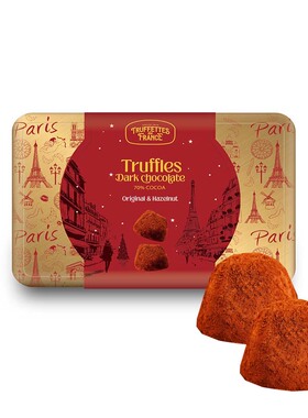 法国Truffettes乔慕松露形黑巧克力礼盒情人节礼物休闲零食小吃