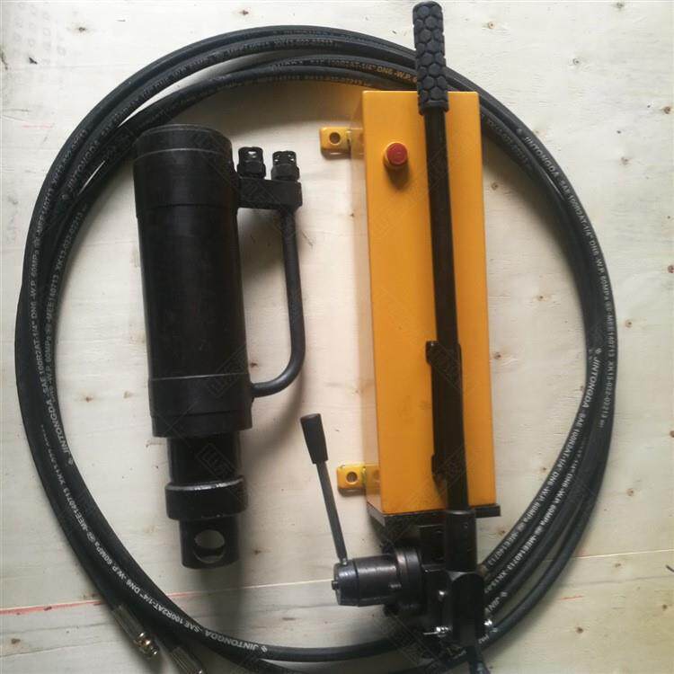矿用手持式液压锚索张拉千斤顶井下手动泵便携式预应力张拉机具