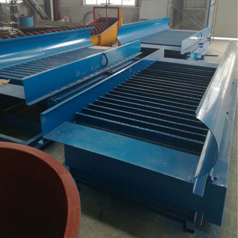 选沙金1米5鼓动溜槽 大型淘砂金蠕动溜槽选矿摇床沙金自动收集机