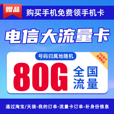 【赠品】电信全国大流量卡全国通用手机卡-手机新33