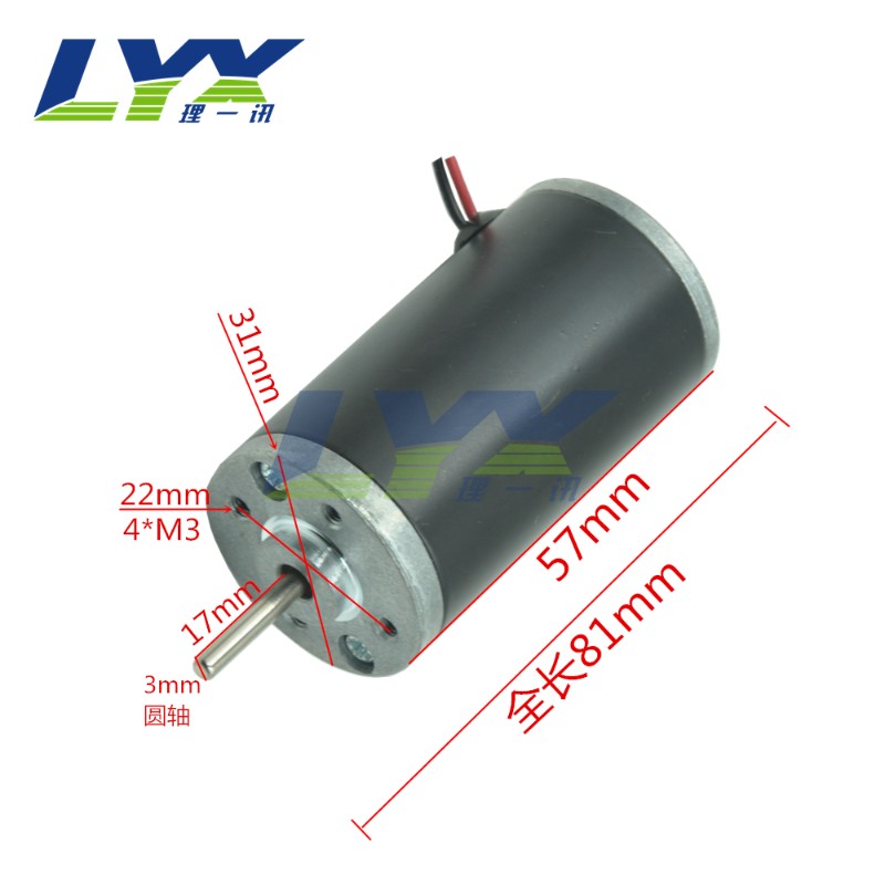 31永磁直流电机31ZY微型大功率马达调速正反转高速电动机6V12V24V