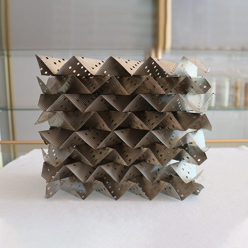 不锈钢丝网填料冷却塔金属孔板波纹气液过滤器分离设备喷淋蒸馏塔