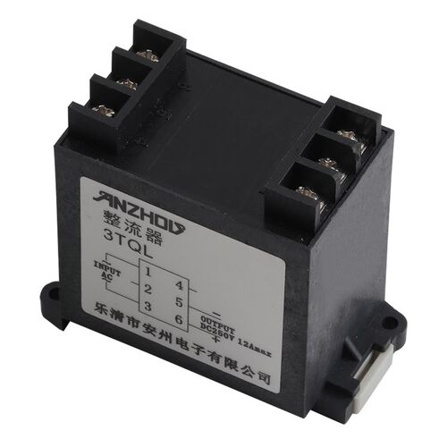 安州 整流器3TQL 6A 12A 导轨式桥式整流器