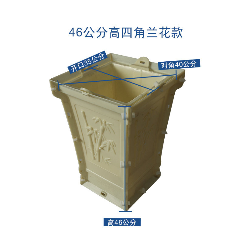 水泥花盆模具盆欧式六角盆景模型塑料大号混泥土花盘特大模子自制