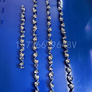 不锈钢304SK混合单元 螺旋状叶片静态管道混合器芯