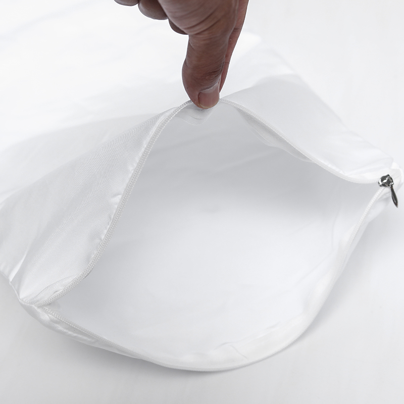 枕芯套抱枕内胆套沙发靠枕加长拉链加密防尘袋单人枕芯皮酒店白色