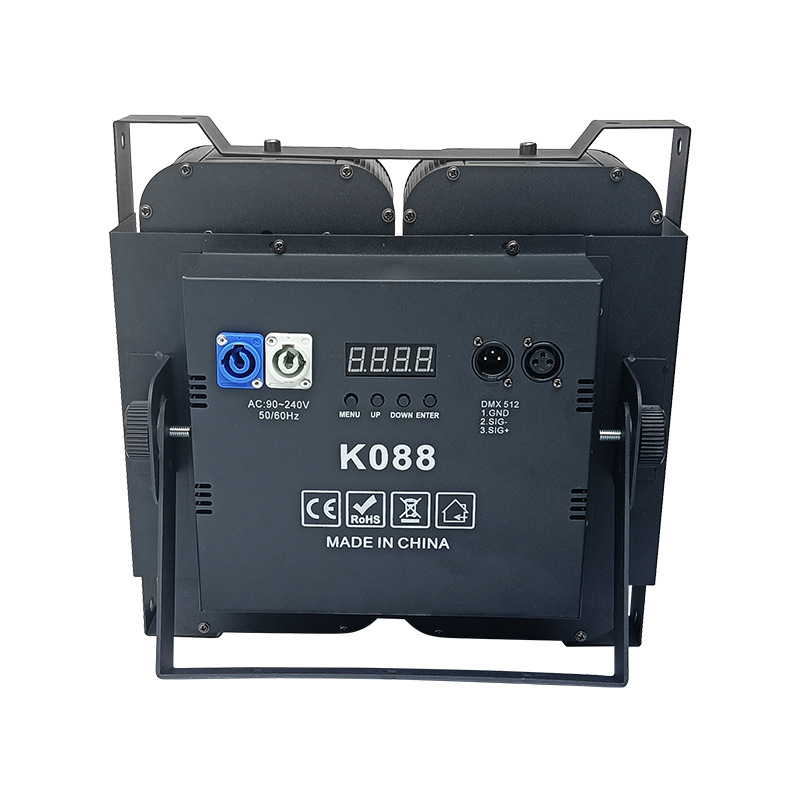 舞台COB四眼观众灯400W爆闪灯 灯光演出补光灯婚庆拼接LED面光灯