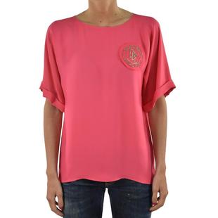 S75NC0347 Rosa Mod. Shirt Logo Dsquared2 Seta S4133 Donna