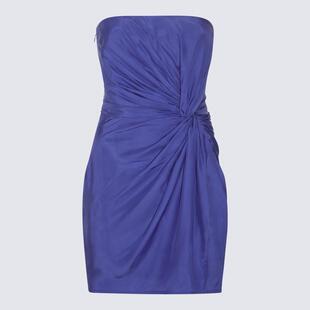 GAUGE81 DRESS SILK PURPLE