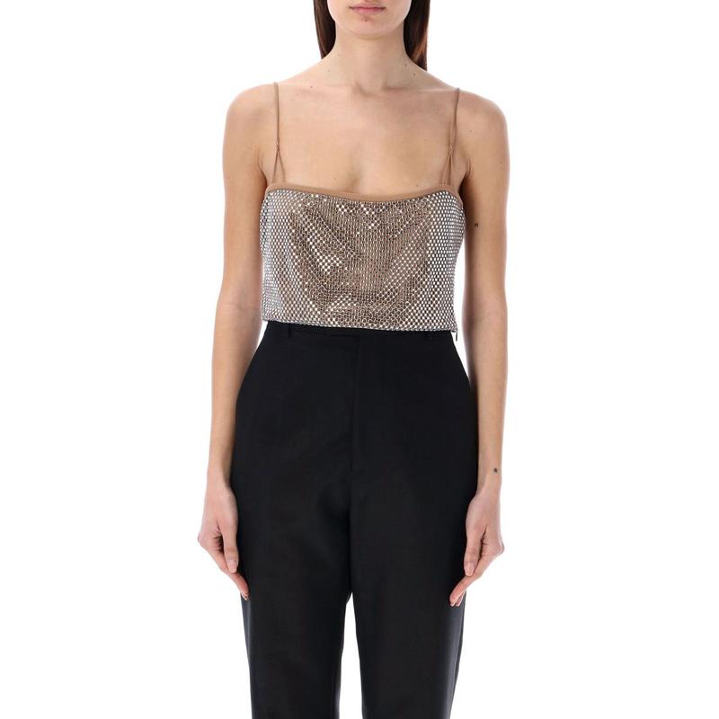 GIUSEPPE DI MORABITO BANDEAU TOP SQUARE STRASS