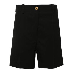 high waist pressed tailored shorts crease PATOU