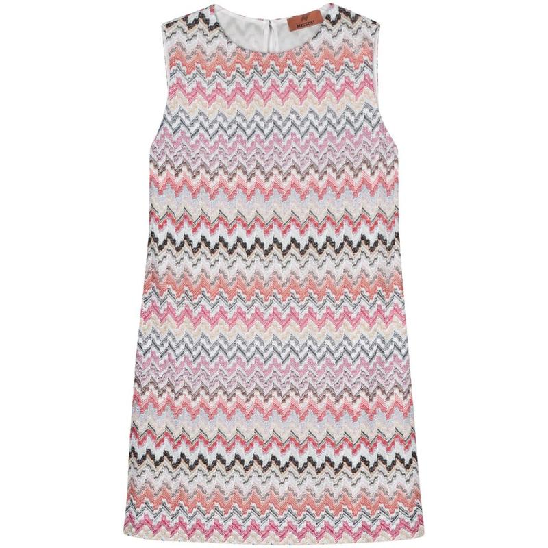 MISSONI MIDI DRESS WITH ZIGZAG PATTERN