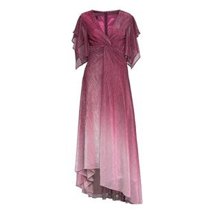 LUREX DRAPED RUNHOF TALBOT DRESS