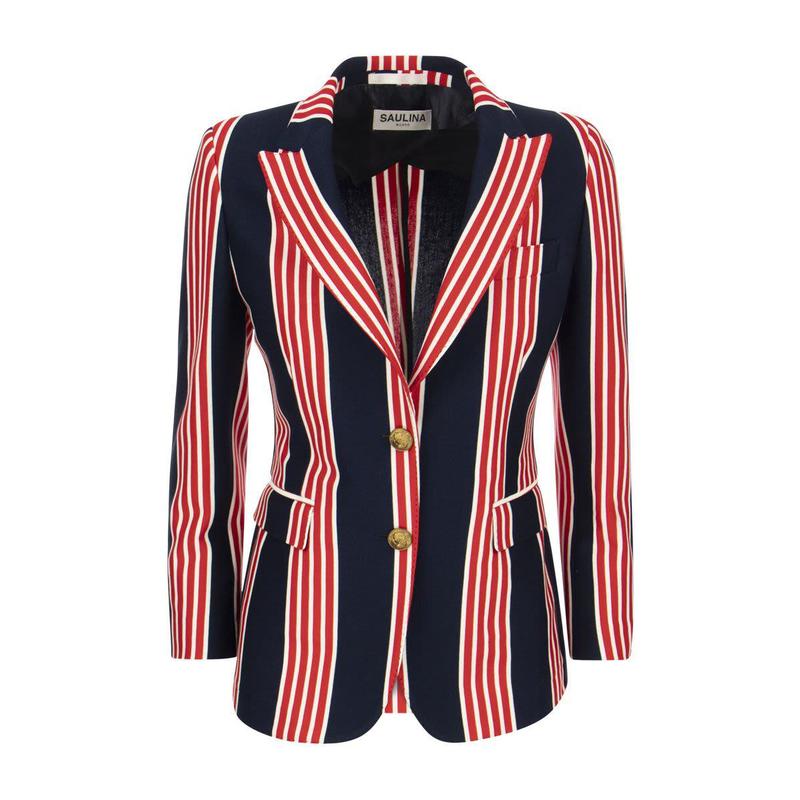 SAULINA ANGELICA- Striped jacket