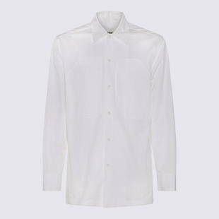 WHITE COTTON SANDER JIL SHIRT