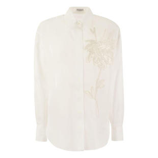 shirt Magno with Cotton organza CUCINELLI Dazzling BRUNELLO