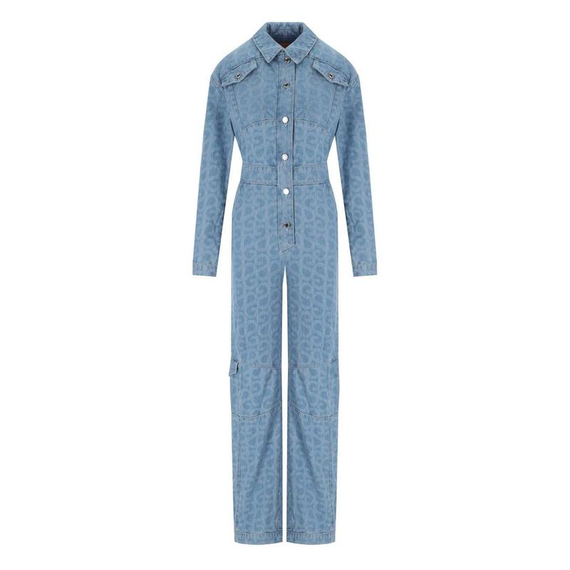 STINE GOYA  LOUISIANA DENIM JUMPSUIT 运动服/休闲服装 运动半身裙 原图主图