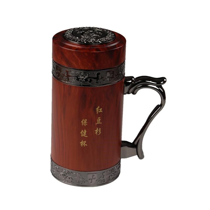 红豆杉杯子家用保健杯子养v生水杯带盖创意个性潮流车载茶杯子便 - 迪思锐科技出品