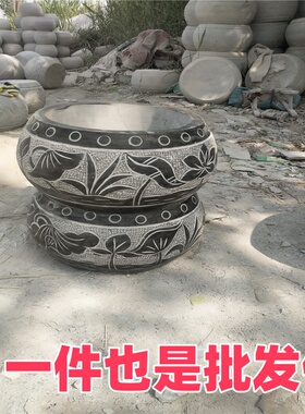青石柱墩石石雕柱顶石石墩子实心空心寺庙柱子底座仿古柱墩石基石