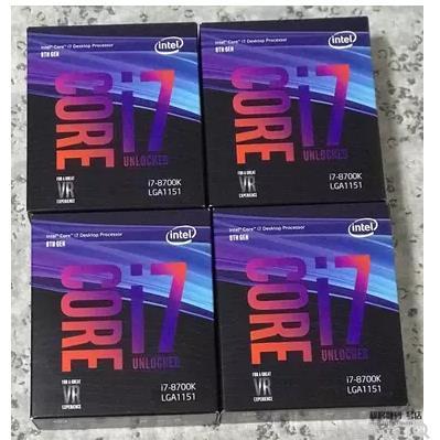 Intel/英特尔i7-8700k i3-8100T i5-8500 8400 8700 8086K盒装