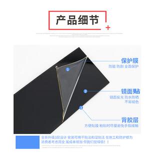 大众途铠探影途岳CC探岳GTE 车窗饰条黑色中柱贴片 X探歌T ROC改装