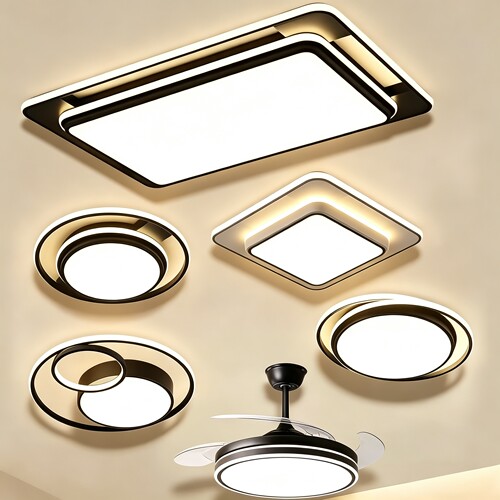 超亮节能灯led长方形客厅吸顶灯现代简约大厅轻奢新款广东中山灯